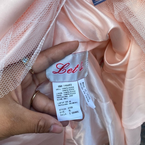 Short Pink Prom Dress - Picture 3 of 5